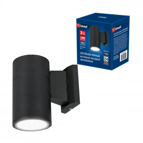 Архитектурная подсветка Uniel ULU-S21A-3W/4000K IP65 BLACK (LED, 220V)