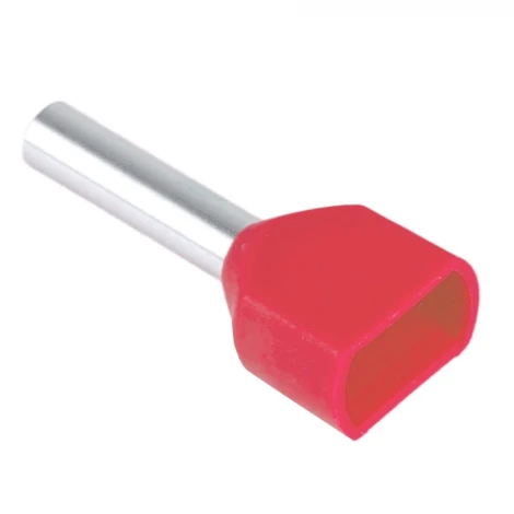 Наконечник штыревой втулочный изолированный 100 шт. Stekker 50385