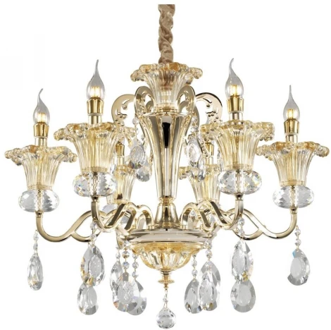 Подвесная люстра Wertmark Manuela WE371.06.303 (220V, на цепи, подсвечник, свеча)