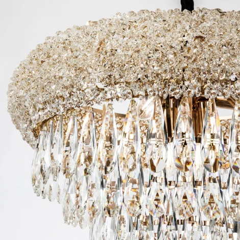 Подвесная люстра хрустальная Modelux MODELUX ML.2308.600 GD