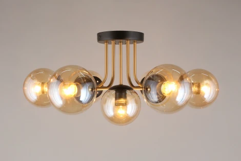 Потолочная люстра на штанге Aployt Ewka APL.906.07.07 (220V, шарики)