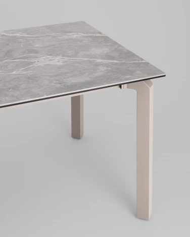 Стол обеденный Varden раскладной 160-220х90 см керамика серый Stool Group арт.УТ000039916
