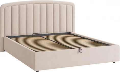 Кровать с подъемным механизмом Сиена 2 180х200 см Mebelson (ДСП,Ткань/Кремовый) арт.ZP.KM1.8-03.2081