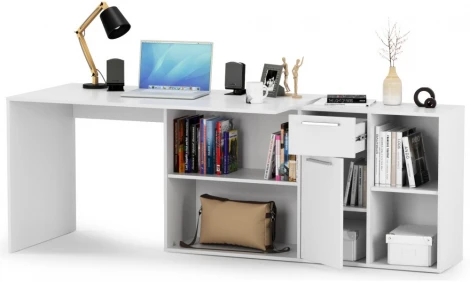 Письменный стол Mobi Лайт 03.245F белый гладкий 101 318820