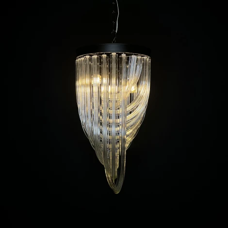 Подвесная люстра Chandelier Murano Clear ImperiumLoft 40,2128 (123372-22) (220V, на цепи)