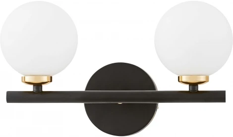 Бра Lumina Deco Marsiada LDW 6033-2 BK+F.GD