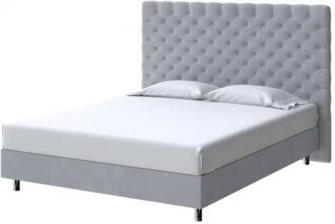 PROxSON Кровать Paris Boxspring Standart (Ткань: Велюр Monopoly Ниагара (960)) 80x200