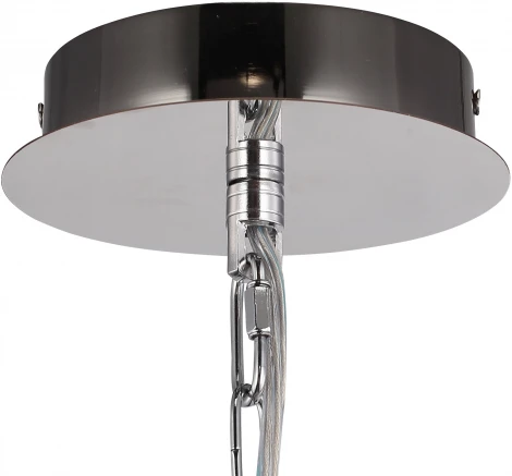 Подвесной светильник ST Luce Strozzi SL6137.103.01 никель/прозрачный E14 1*40W (220V, на цепи, круглые)