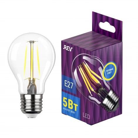 Лампочка светодиодная филаментная REV 32422 5