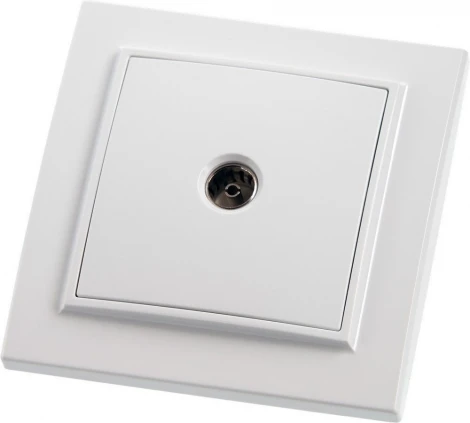 ТВ-розетка (белый) Stekker Эрна 39048