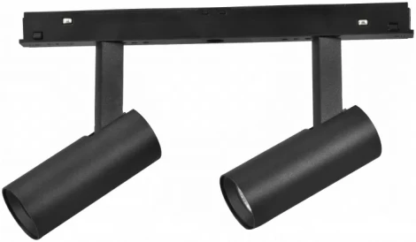 Трековый магнитный светильник 48V iLedex Vision48/22 4822-005-D34-16W-40DG-3000K-BK (круглые)