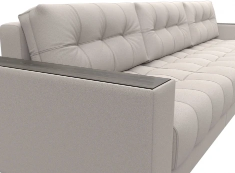 Диван угловой с декором Лига-049 НПБ Лонг Лига Диванов (Замша) арт.128514