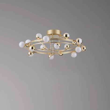 Потолочная люстра на штанге Aployt Delfin APL.774.07.54 (LED, 220V, шарики)