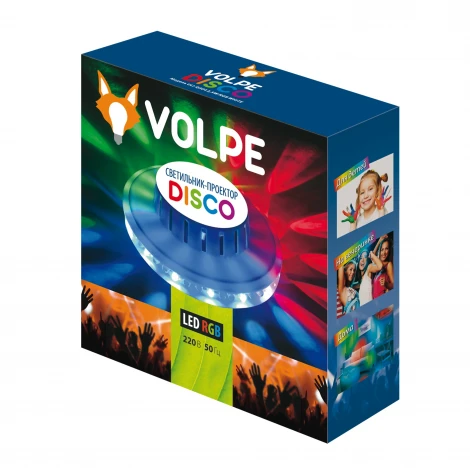 Светодиодный светильник-проектор напольный, многоцветный, горизонтальная проекция, кабель с вилкой, 220В Volpe ULI-Q304 Светодиодный светильник-проектор ULI-Q304 2,5W/RGB WHITE