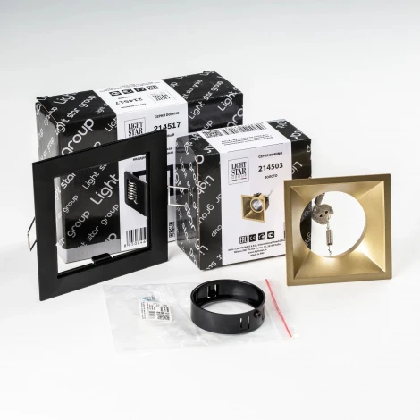 Встраиваемый светильник под LED модуль/ламп МR16 Lightstar Domino D51703BMOD (220V)