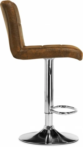 Барный стул Woodville Paskal brown / chrome арт.15825