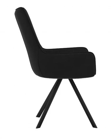 Стул DikLine 289 поворотный K13 изумруд, ножки черные арт.00-00079500