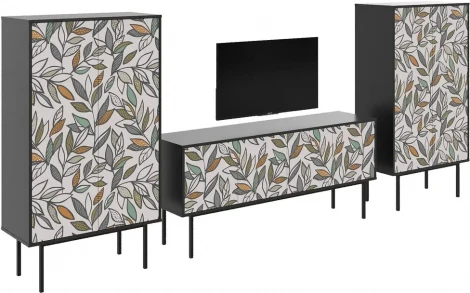 Композиция Boho Color 5 ОГОГО (арт.599595), (ЛДСП/Черный)