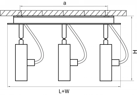 Спот Lightstar Varieta 9 210338 (220V, круглые)