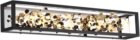 Настенный светильник Odeon Light Bild 5065/23WL черный/золото/металл/металл LED 1*23W 4000K