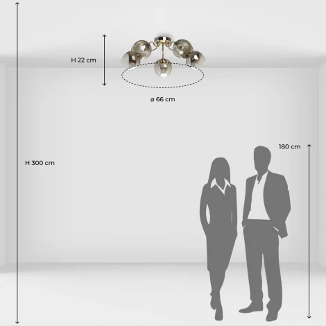 Потолочная люстра De City Альфа 324018105 (220V)