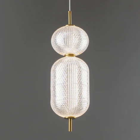 Подвесной светильник Freya Awella FR6135PL-L13BT (LED, 220V, на проводе, шар)