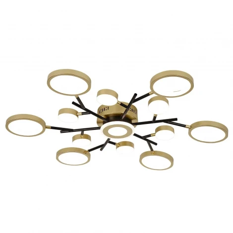 Потолочная люстра на штанге светодиодная с ПДУ F-Promo Hybrid 4686-13C