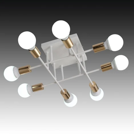 Потолочная люстра Максисвет Техно 1-4683-8-mattWH E27