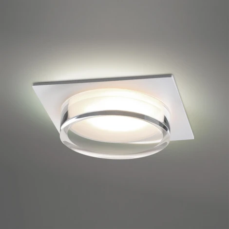 Светильник встраиваемый Novotech Gem 371027 белый IP20 GX53 12Вт 220-240V