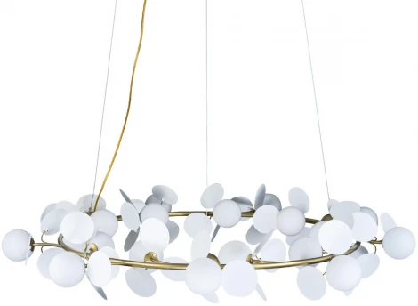 Подвесная люстра Loft IT Matisse 10008/1300 white (220V, на тросе, шарики)