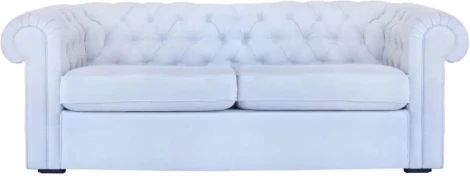 Диван Chesterfield ОГОГО (арт.329496), (Ткань/Белый)