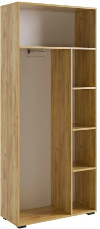 Шкаф Woodville Бери 80 дуб крафт золотой / белое дерево 551889