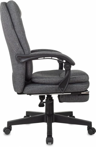 Кресло руководителя Бюрократ CH-868MSG-F серый 3C1 крестов. пластик подст.для ног пластик черный