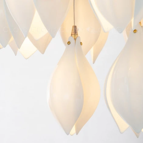 Потолочная люстра каскадная с цветами Cloyd Mangra 10363 (220V, цветы)