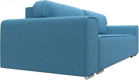 Диван прямой Лига-029 (Голубой/Рогожка) Лига Диванов арт.123324