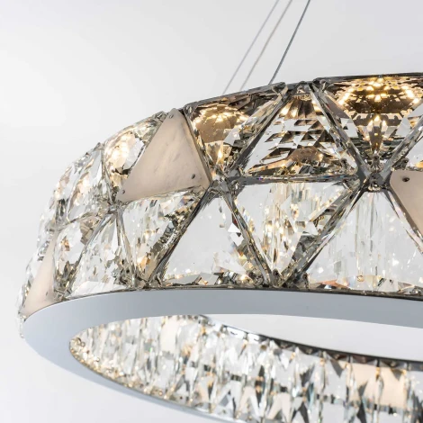 Подвесная люстра светодиодная с регулировкой цветовой температуры Modelux MODELUX ML.6982.600P CR