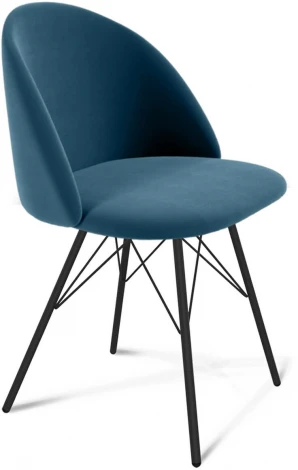 Стул SHT-ST35/S37 тихий океан/черный муар от фабрики Sheffilton