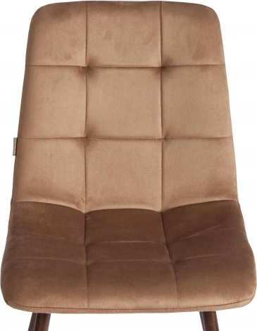 Стул CHILLY (mod. JSC-220) / 1 шт. в упаковке Tetchair (Велюр,Металл /Коричневый,Орех) арт.24974