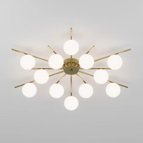 Потолочная люстра Eurosvet Sabina 302001/12 латунь Smart