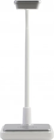 Офисная настольная лампа светодиодная с регулировкой цветовой температуры яркости и беспроводным ЗУ ЭРА NLED-499-10W-W (220V, сенсорный выключатель)