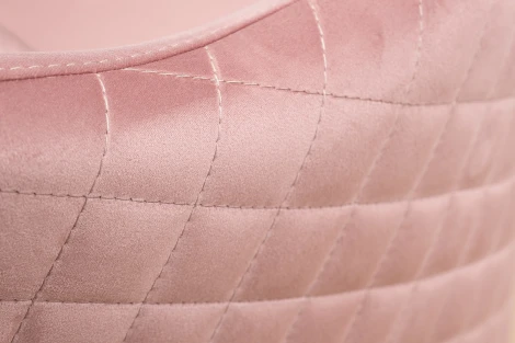 Кресло Verona/VD вращающееся, велюр розовый Colt007-ROS/хром 70*77*80см Garda Decor