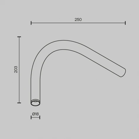 Трековый светильник 3W 48V Maytoni Eye C104WL-3W3-6K-B (LED)