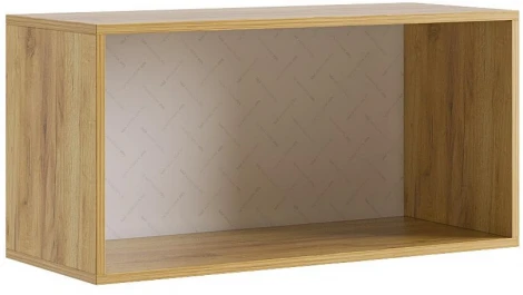 Шкаф навесной Woodville Бери 80 дуб крафт золотой / графит 551872