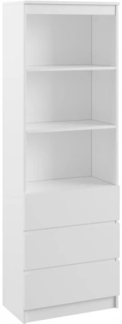 Стеллаж Woodville Мадера М600 лдсп белый 520931