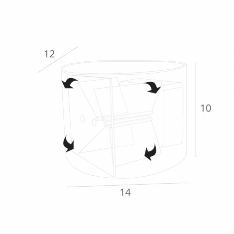 Архитектурная подсветка Arte Lamp Rullo A1415AL-1WH (LED, 220V, IP54)