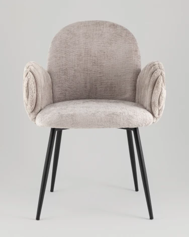 Стул обеденный Stool Group Wave Stripes букле серый арт.УТ000040342