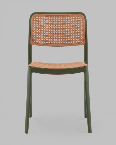 Стул Yona пластиковый зелёный Stool Group арт.УТ000040842