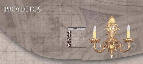 Бра Riperlamp 539N 539N/2 AB