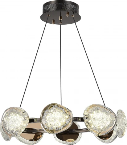 Подвесной светильник ST Luce Enigma SL6018.203.64 Черный/Золотистый LED 1*64W 4000K