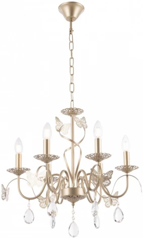 Подвесная люстра Arte Milano AM346179 346179/6 CG (220V, подвески, на цепи, подсвечник, свеча)